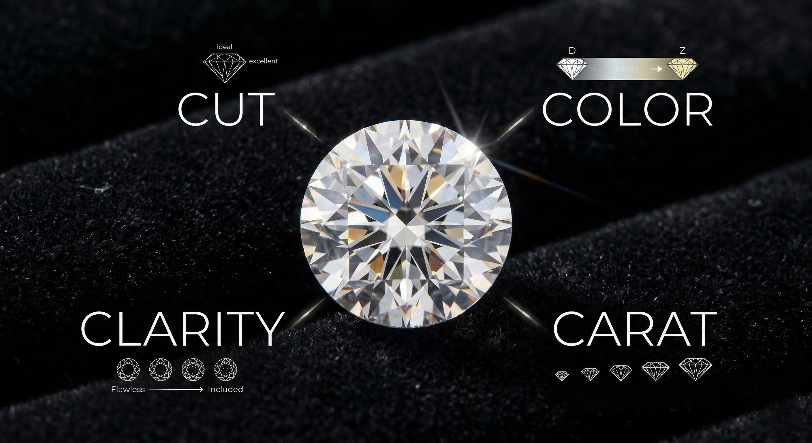 The 4 Cs of Diamonds Explained Simply | AkshR Diamonds