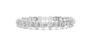 Diamond bracelet on a white background