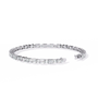 Diamond bracelet on a white background