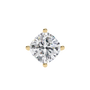solitaire pendant showcases a spectacular Cushion Square diamond