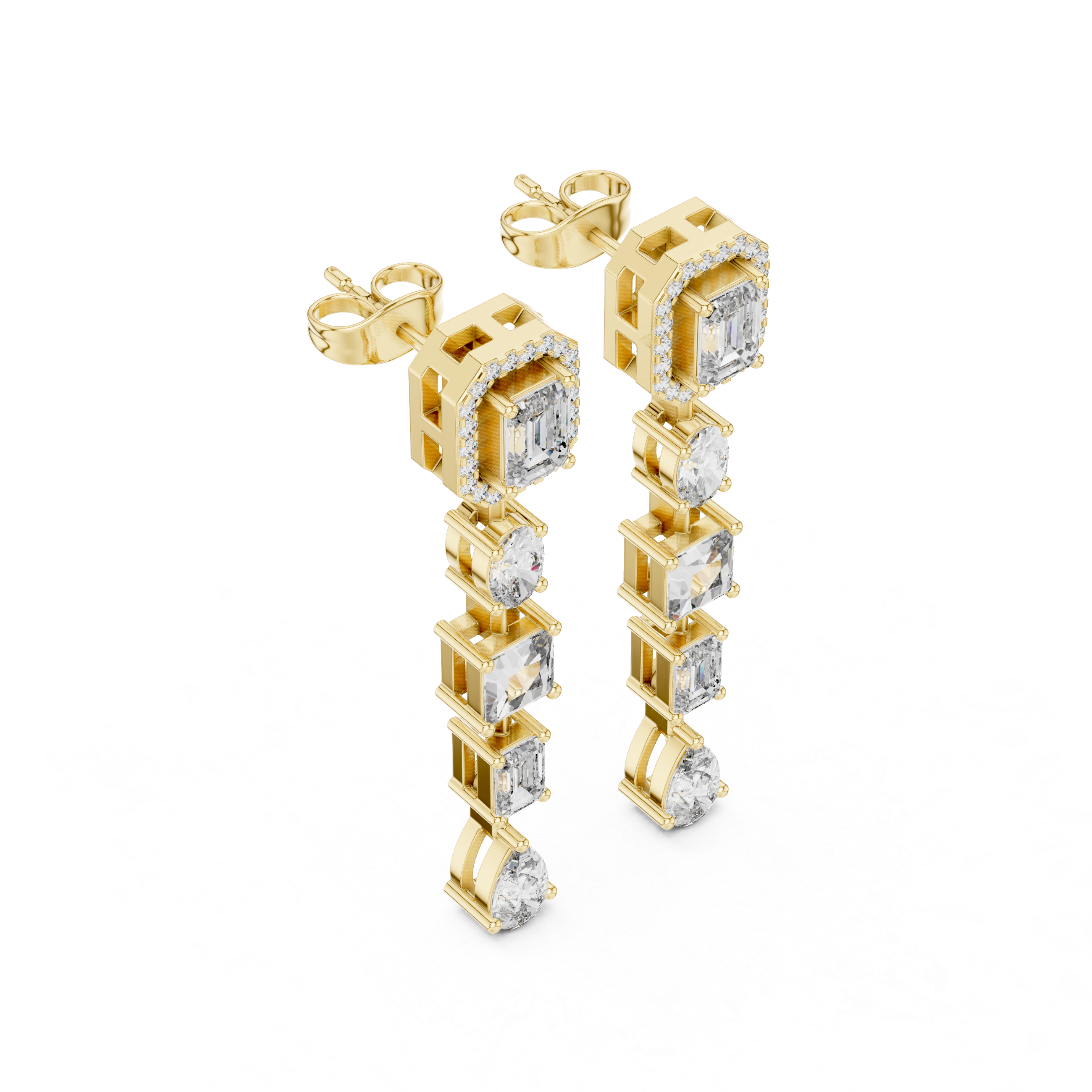 grand-multi-shape-drop-earrings-emerald-halo