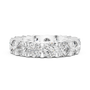 eternity band showcases a continuous, breathtaking circle of Round Brilliant Diamonds