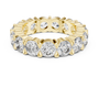 eternity band showcases a continuous, breathtaking circle of Round Brilliant Diamonds