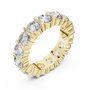 eternity band showcases a continuous, breathtaking circle of Round Brilliant Diamonds