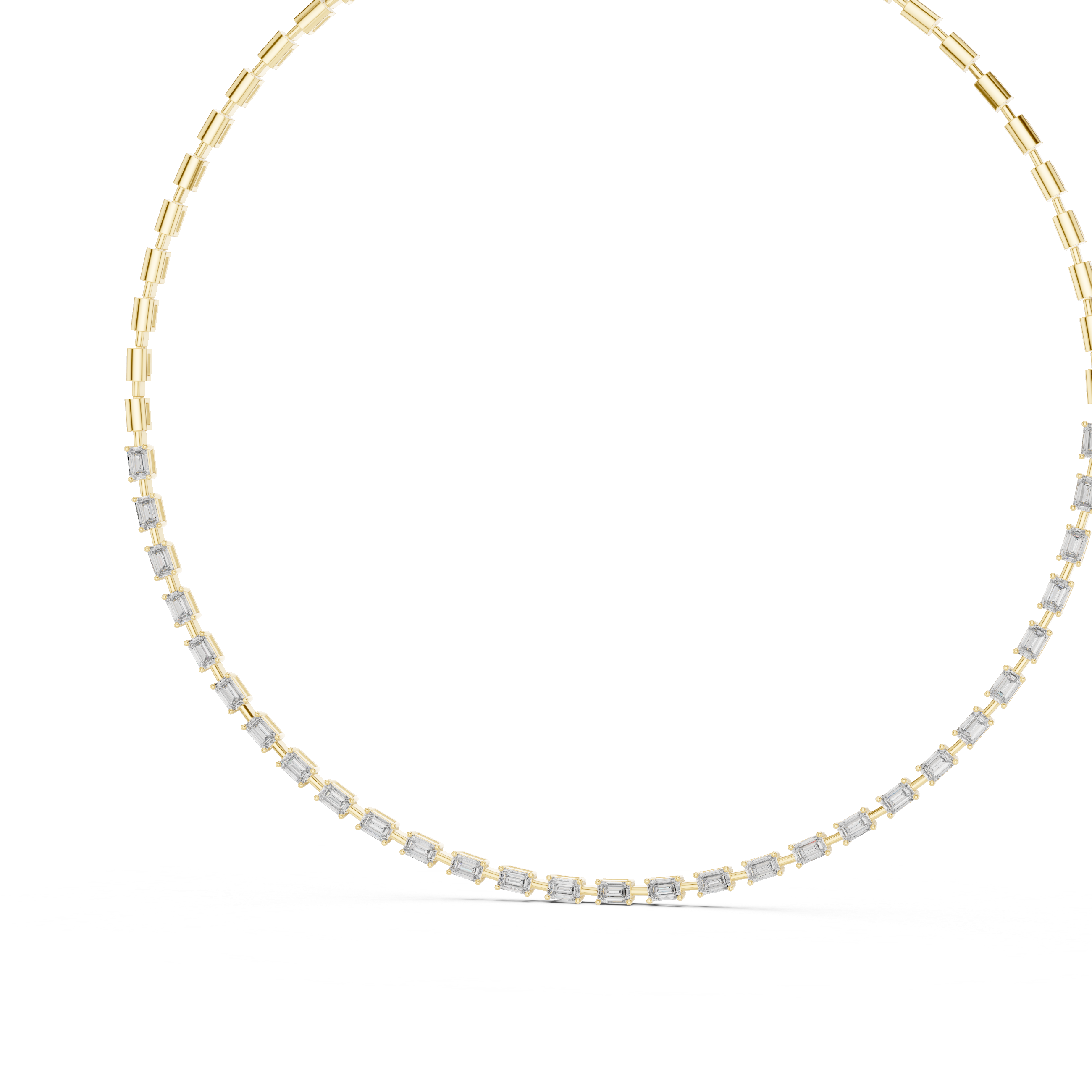 horizontal-emerald-half-tennis-necklace
