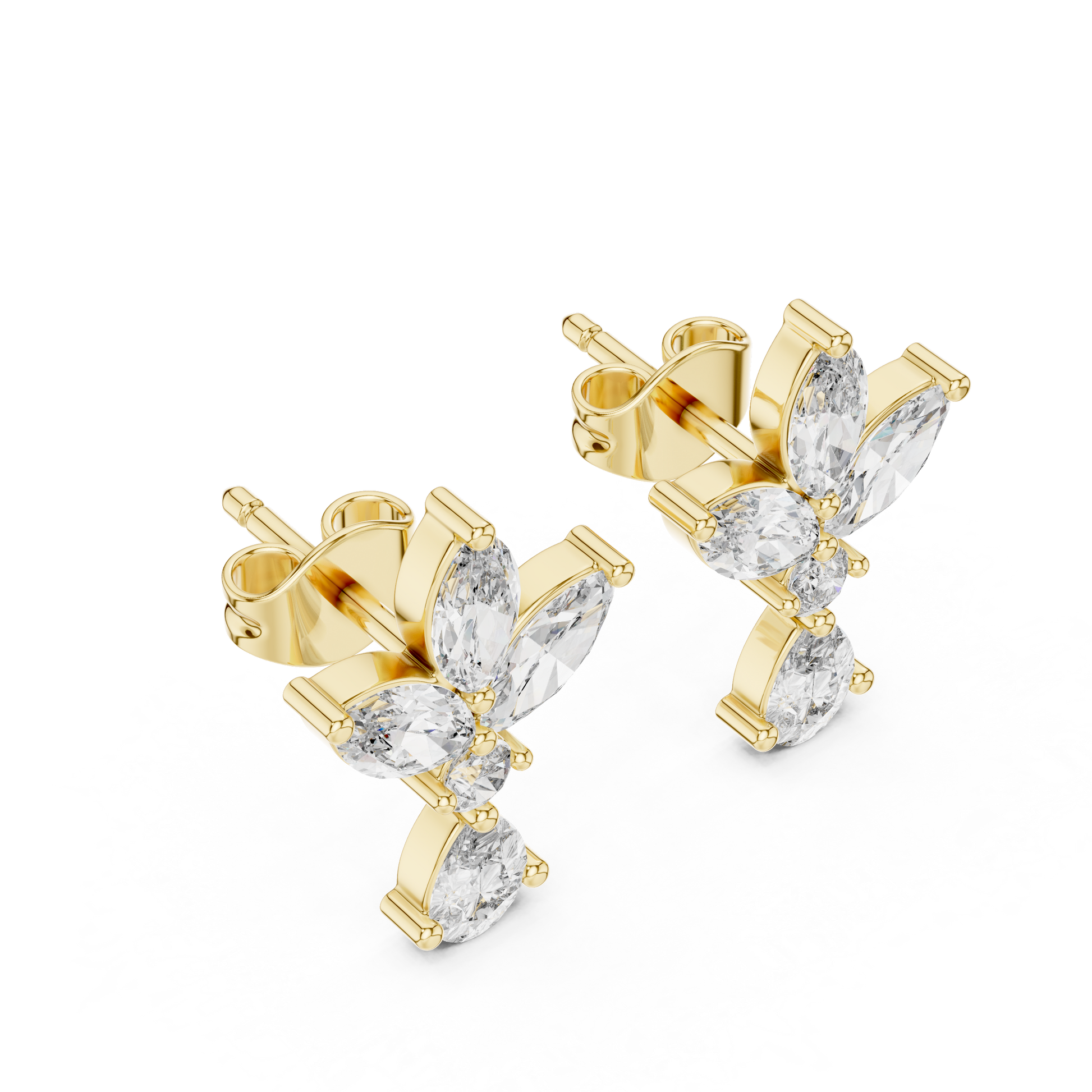 marquise-floral-pear-diamond-drop-earrings