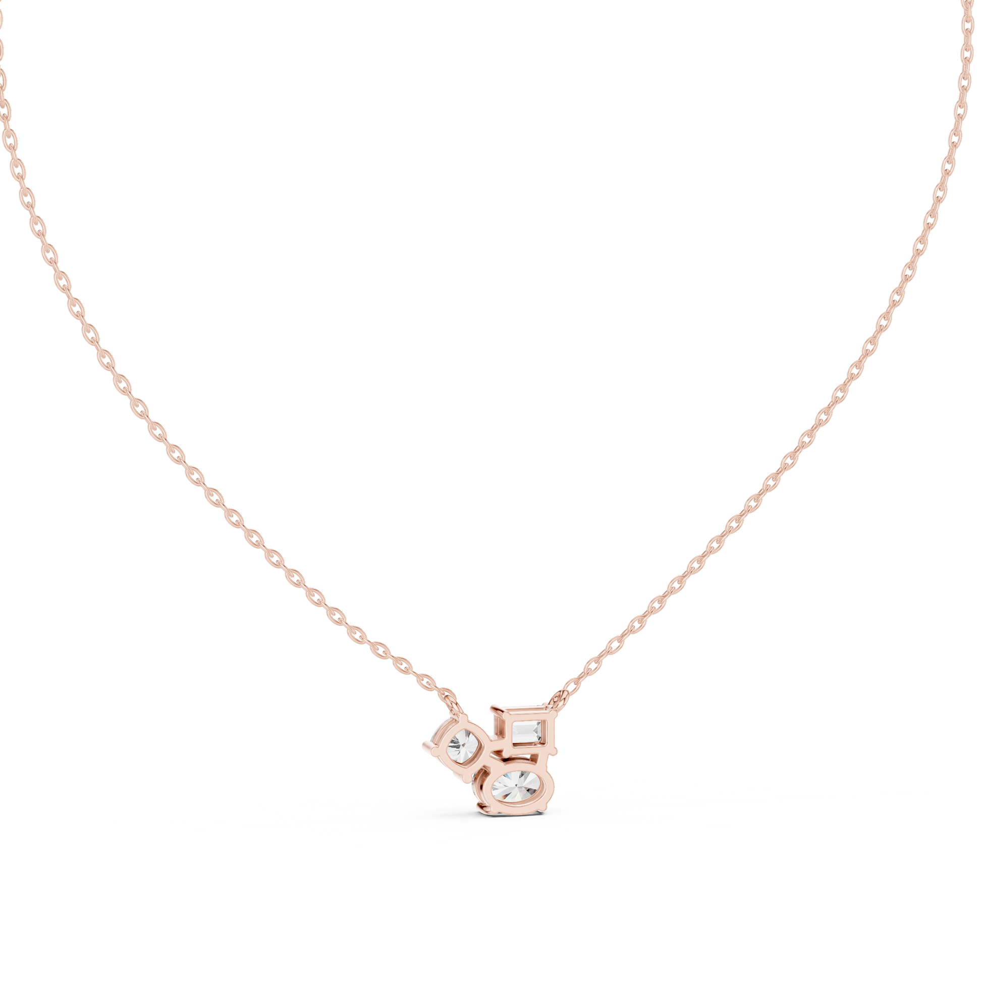 Multi-Shape Diamond Mosaic Pendant