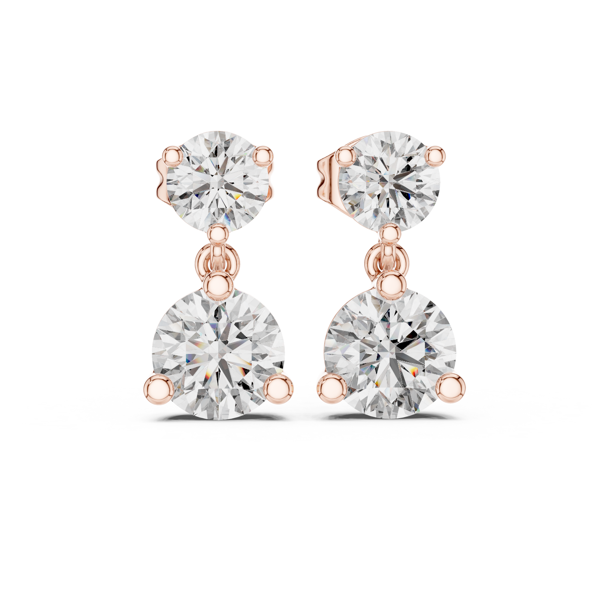 timeless-double-round-diamond-drop-earrings