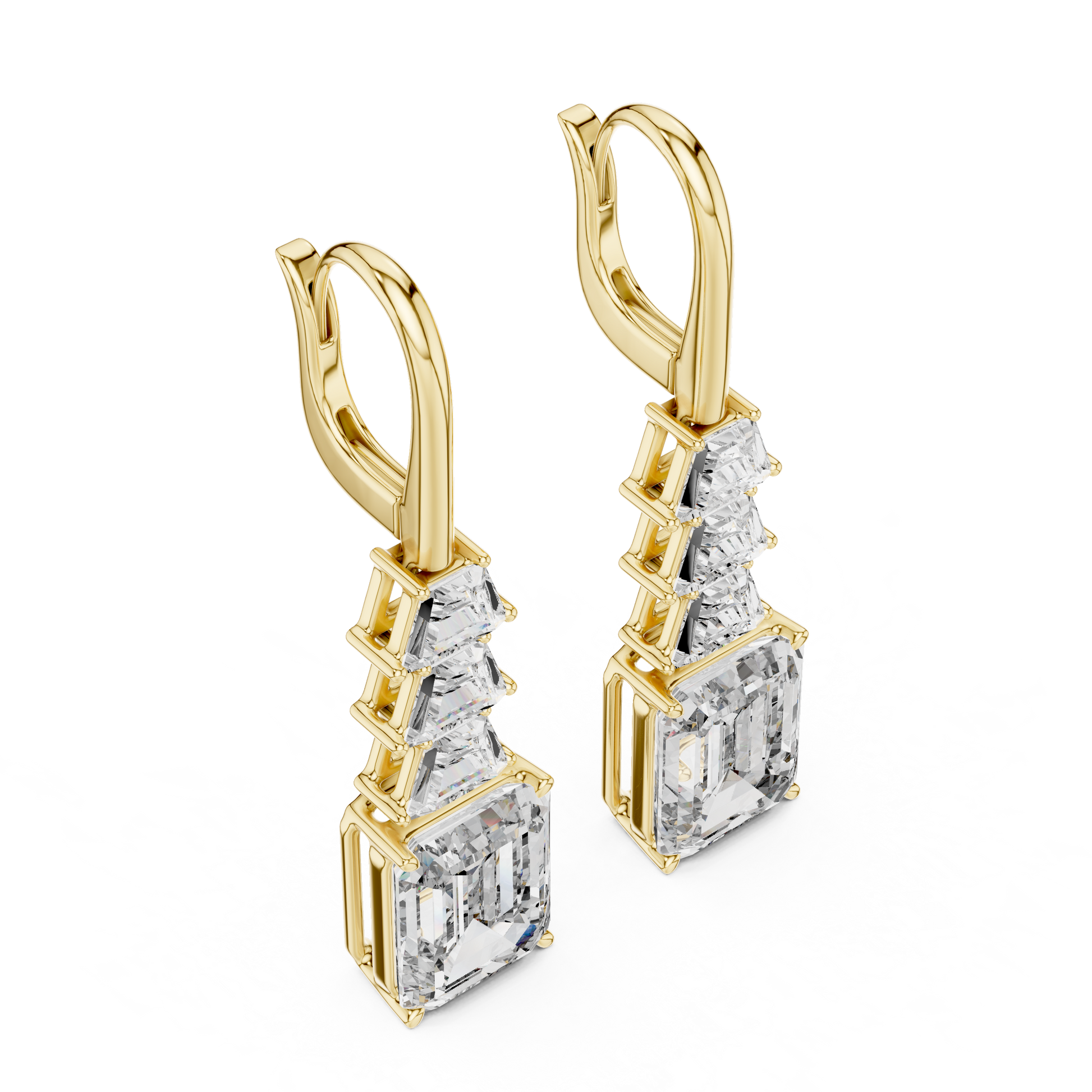 trapezoid-emerald-diamond-drop-earrings
